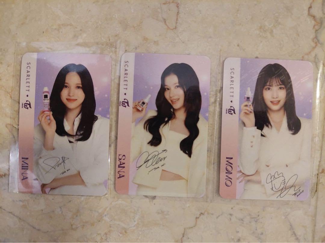 SCARLETT x TWICE】コラボスキンケアセット トレカ